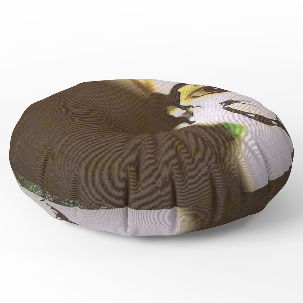 Doll In Color Round Floor Pillow - x 26