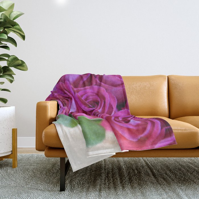 Roses Throw Blanket
