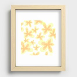Yellow Flowers Recessed Framed Print