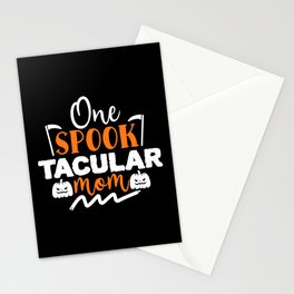 One Spooktacular Mom Funny Halloween Cool Stationery Card