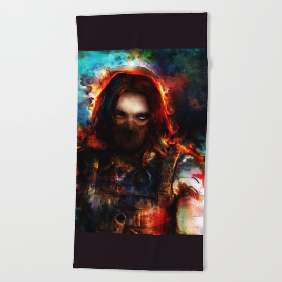 winter one Beach Towel