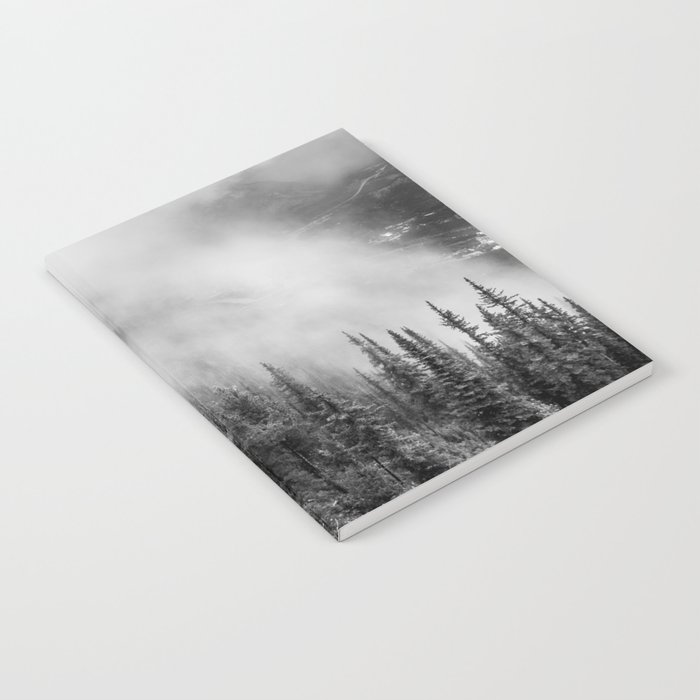 Fog in the Mountains | Forest  Photography | Landscape  Notebook