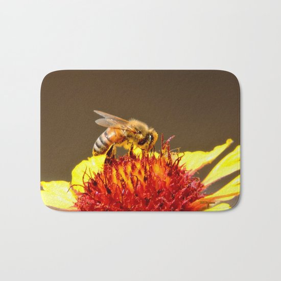Pollenator at Work Bath Mat