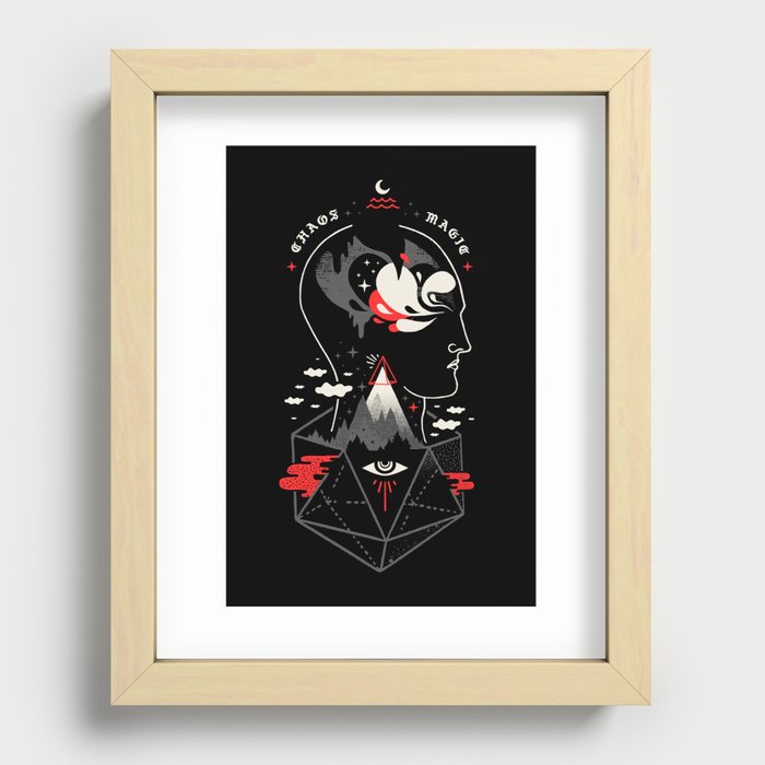 Chaos Magic Recessed Framed Print