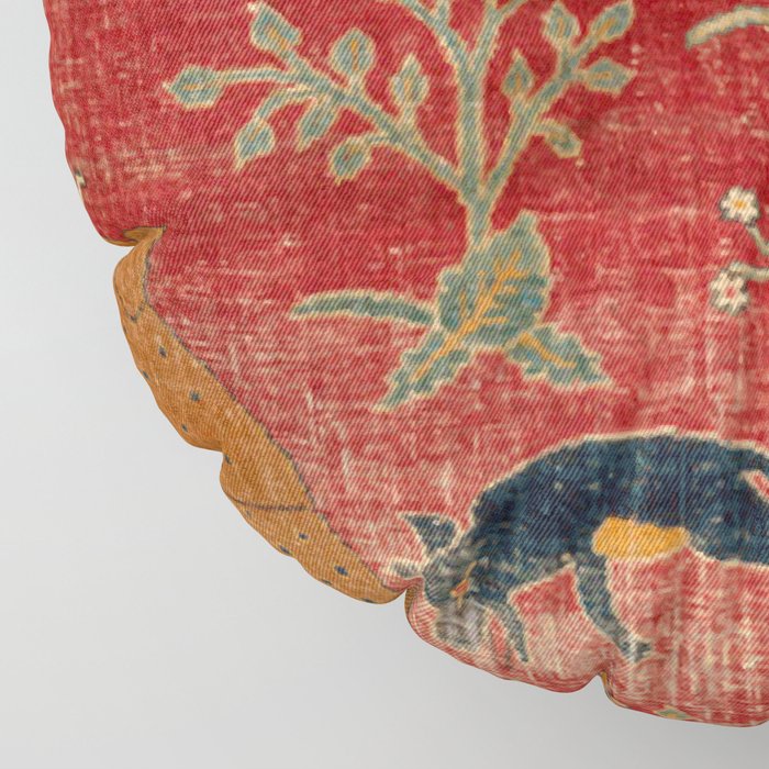 Animal Grotesques Mughal Carpet Fragment Digital Painting