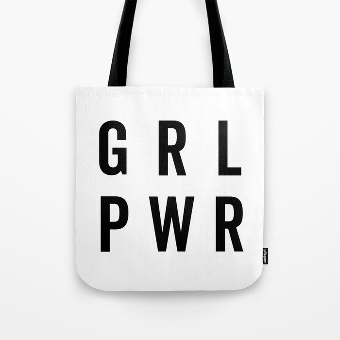 Girl power tote bag deals