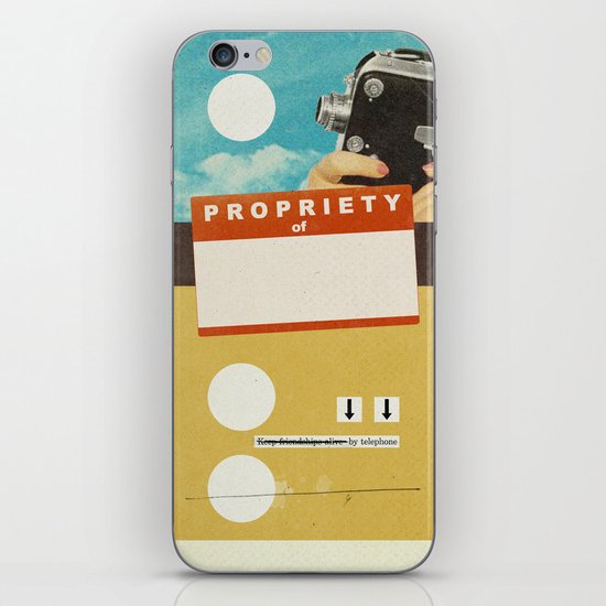 YOUR NAME HERE | Collage iPhone & iPod Skin