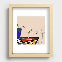 Call me Recessed Framed Print