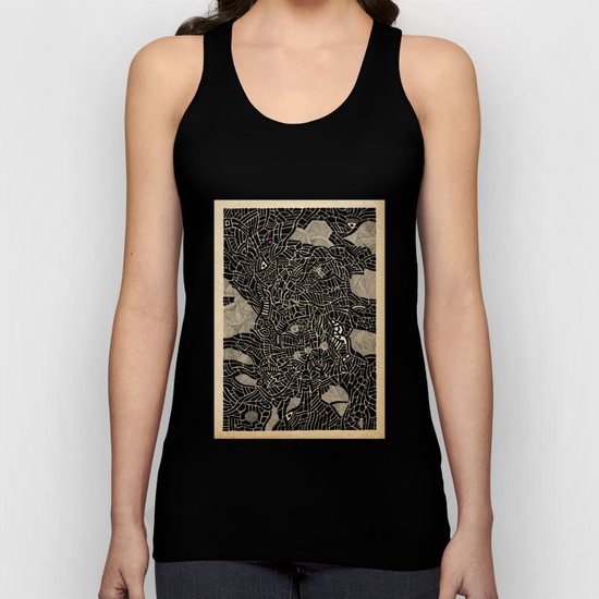 - pink dot burnt by the flow - Unisex Tank Top