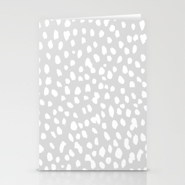 Dalmatian in White and Gray Stationery Cards