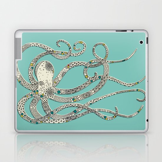 Green Octopus Laptop & iPad Skin