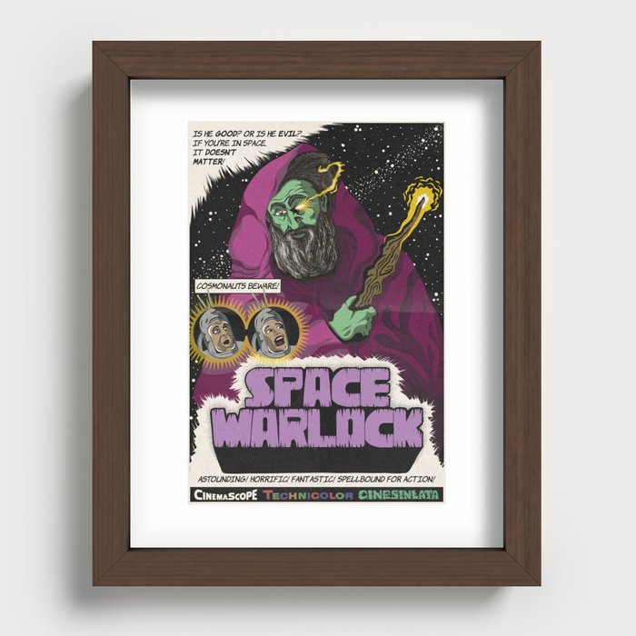 Space Warlock Recessed Framed Print