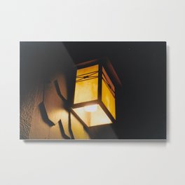 Light Rids Darkness-Film Camera Metal Print
