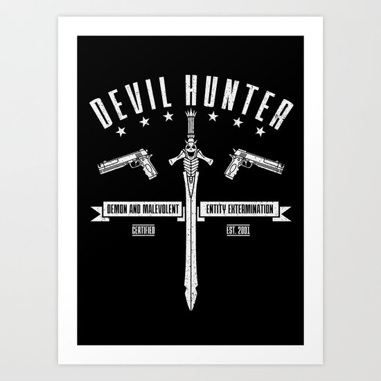 Devil Hunter Art Print