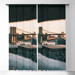 Brooklyn Bridge NYC Blackout Curtain