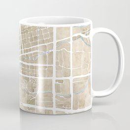 Boulder Colorado Watercolor Map Coffee Mug