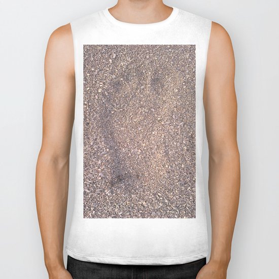 trace in the sand Biker Tank