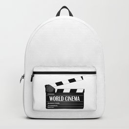 World Cinema Movie Clapperboard Backpack