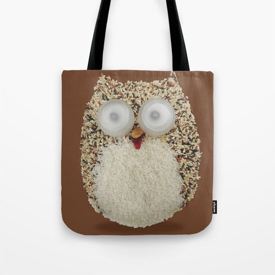Specs, The Grainy Owl! Tote Bag
