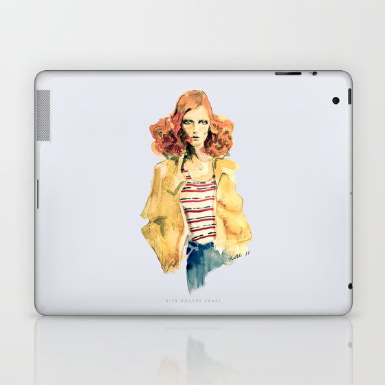 Portrait of Karen Elson Laptop & iPad Skin