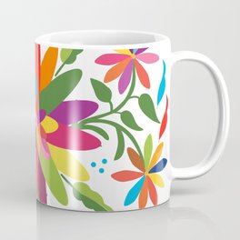 Mexican Otomí Floral Composition by Akbaly Coffee Mug