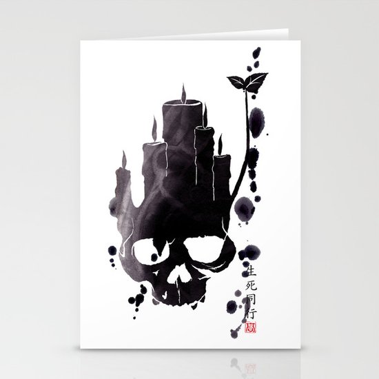 Death is Reborn/Reborn is Death Stationery Cards