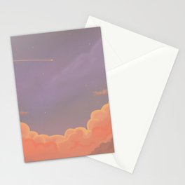 kawaii sky pastel sunset Stationery Card