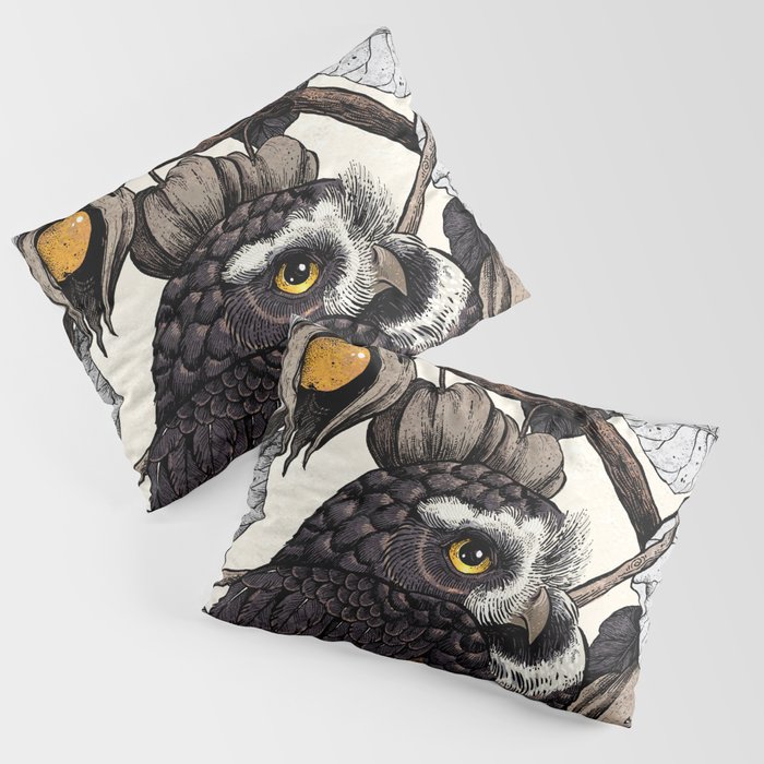 Spectacled Owl Pillow Sham