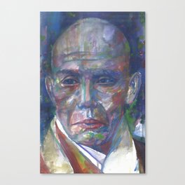 SOYEN SHAKU watercolor portrait Canvas Print