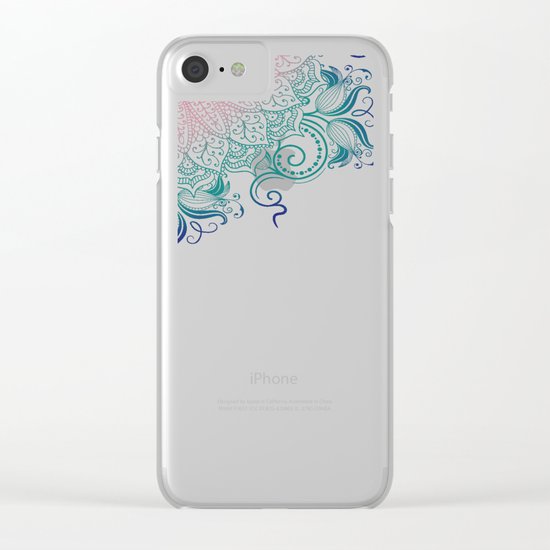Mandala - Canvas Clear iPhone Case