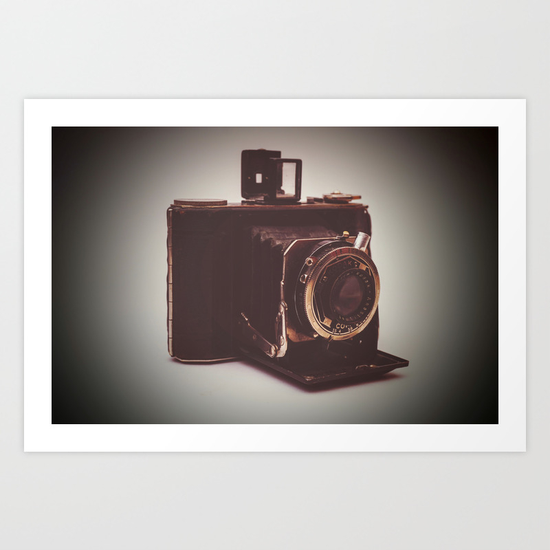 Old Kodak Camera Art Print By Claudegariepy Society6