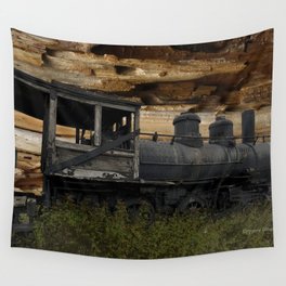 Quincy Train Surreal Wall Tapestry