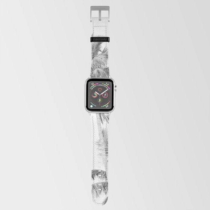 Floridian Palms Black & White #1 #tropical #wall #art #society6  Apple Watch Band