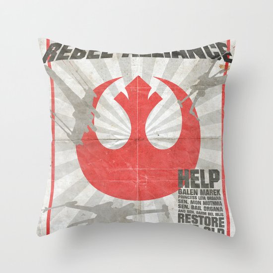 Join the Rebel Alliance Throw Pillow