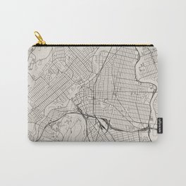 USA, Paterson City Map Carry-All Pouch