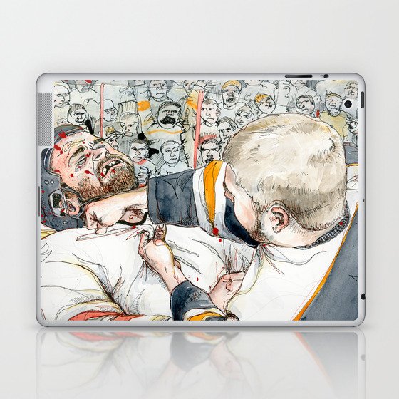 Hockey fight Laptop & iPad Skin