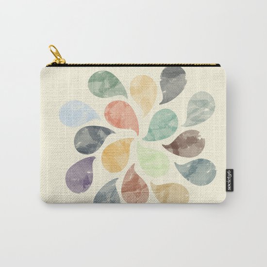Colorful Water Drops (Watercolor version) Carry-All Pouch
