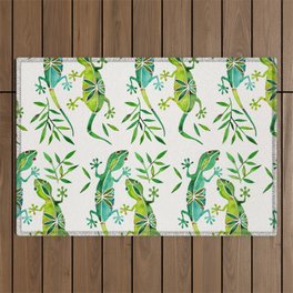 Geckos – Green Palette Outdoor Rug