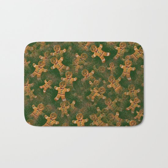 Gingerbread Man Bath Mat