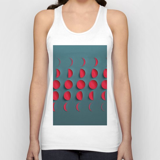 Moon Unisex Tank Top