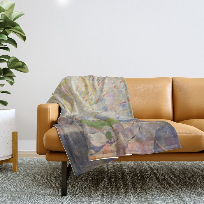 Edvard Munch - The Sun (Solen) (1911)  Throw Blanket