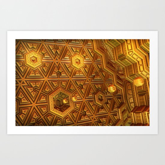 Senor Pareidolia~Gatekeeper of Reflection Art Print