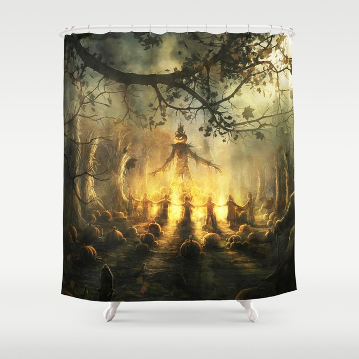 Halloween holiday Shower Curtain