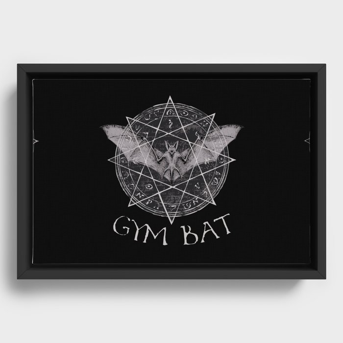 Gym Bat Duffle Bag Framed Canvas