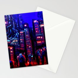 Postcards from the Future - Inside the Arcology Stationery Card