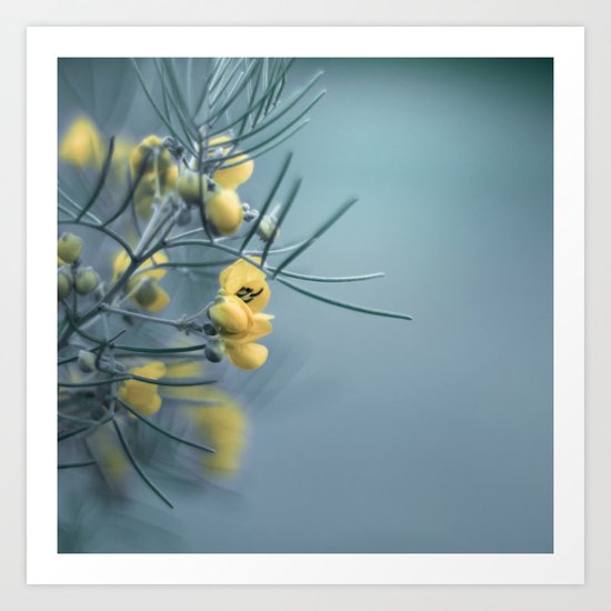 the air near my fingers Art Print