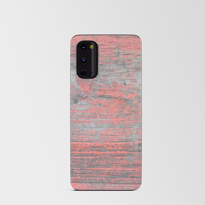 Faded Painted Wood 3 Android Card Case