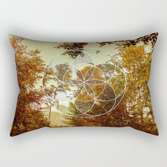 Autumn Meditation Rectangular Pillow