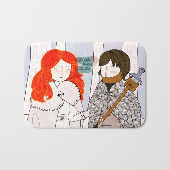You Know Nothing Bath Mat