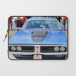 B5 blue vintage Charger RT American muscle racing automobile transportation color photography - photographs poster posters Laptop Sleeve